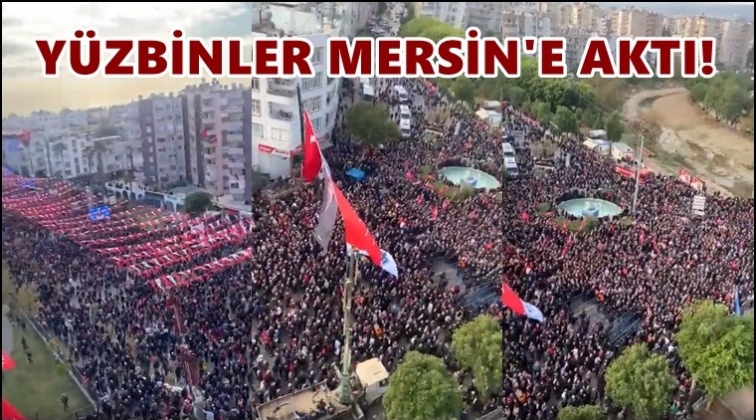 CHP'den Mersin'de tarihi miting...
