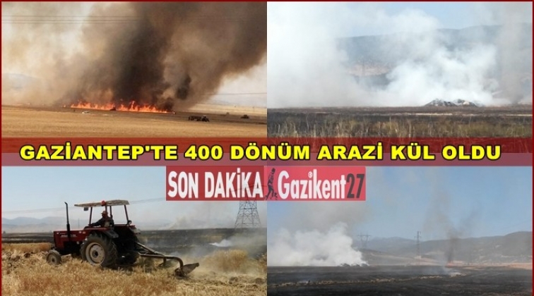 &Ccedil;ift&ccedil;inin emekleri cayır cayır yanıyor