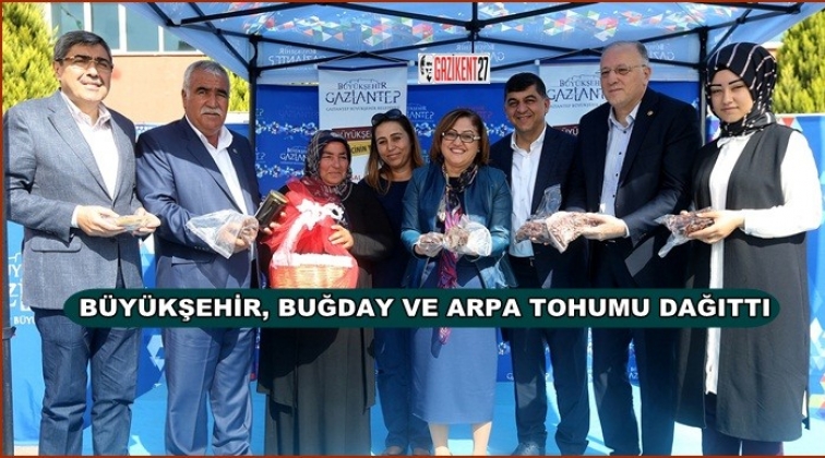&Ccedil;ift&ccedil;iye 150 ton buğday 50 ton arpa tohumu