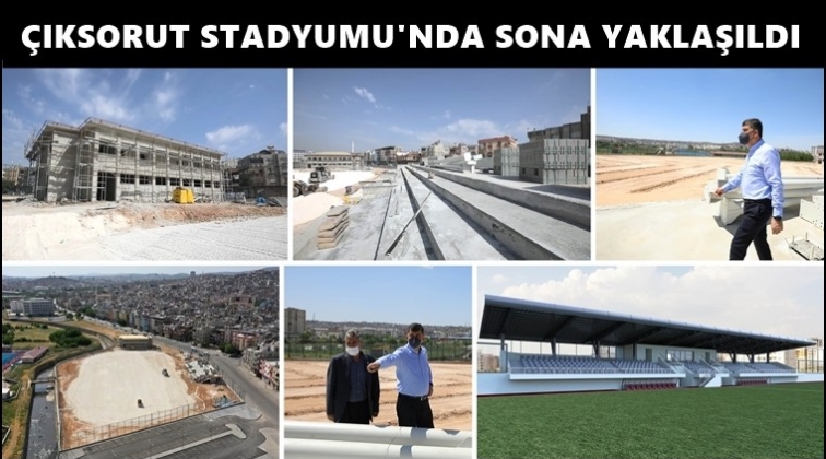 &Ccedil;ıksorut Stadyumu'nda sona yaklaşıldı...