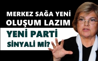 &Ccedil;iller'e g&ouml;re yeni bir merkez sağ gerekiyor!