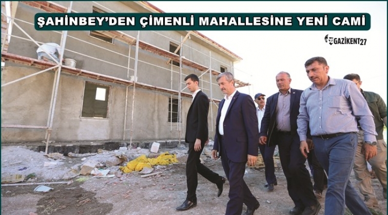 &Ccedil;imenli Mahallesine cami