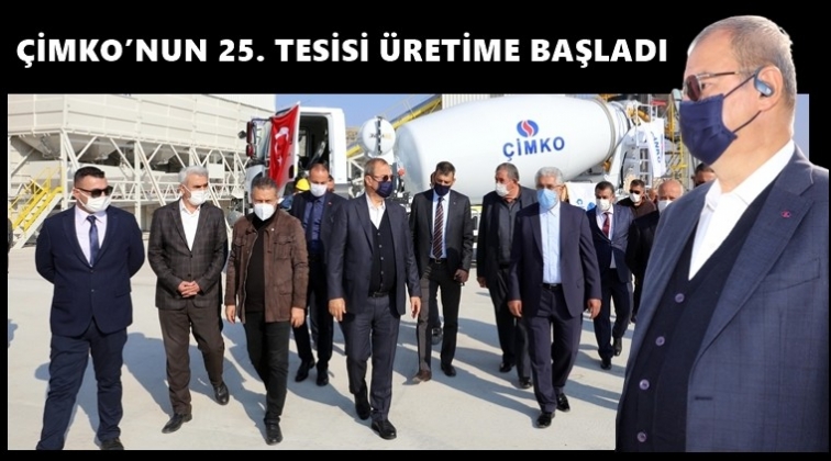 &Ccedil;imko, 25&rsquo;inci hazır beton tesisini a&ccedil;tı...