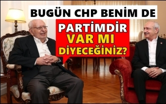 Cindoruk: CHP benim de partimdir var mı diyeceğiniz?