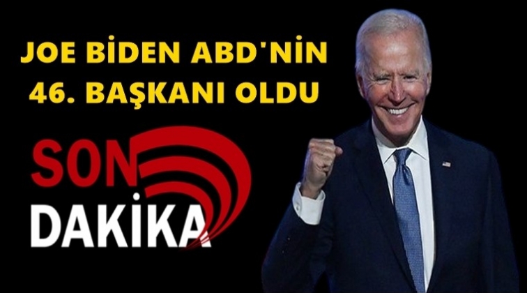 Joe Biden, ABD'nin yeni başkanı...