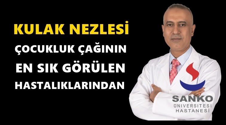 &Ccedil;ocuklarda kulak nezlesi...