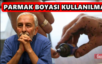 &Ccedil;&ouml;laşan: Parmak boyası yeniden kullanılmalı