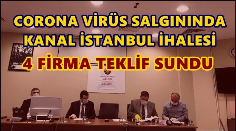 Corona vir&uuml;s&uuml; salgınında &lsquo;Kanal İstanbul&rsquo; ihalesi!