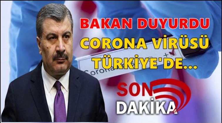 Corona virüsü Türkiye'de...