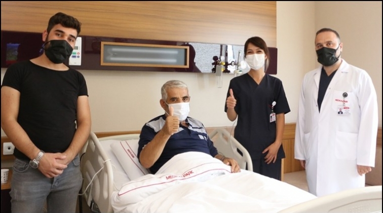 Covid hastası Medical Park'ta hayata d&ouml;nd&uuml;...