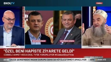 Cübbeli Ahmet: Özgür Özel hapishanede ziyaretime geldi