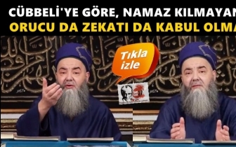 C&uuml;bbeli: Namaz kılmayanın orucu kabul olmaz