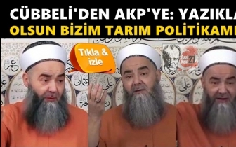 C&uuml;bbeli: Yazıklar olsun bizim tarım politikamıza!