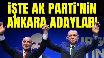 Cumhur İttifakı'nın Ankara ilçe adayları belli oldu