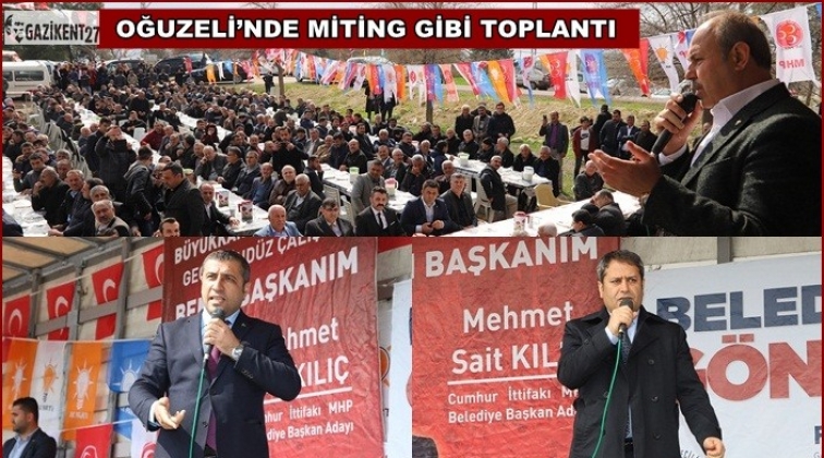 Cumhur İttifakı'ndan Oğuzeli'nde g&ouml;vde g&ouml;sterisi