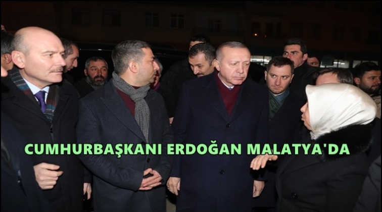 Cumhurbaşkanı Erdoğan, Malatya&rsquo;da