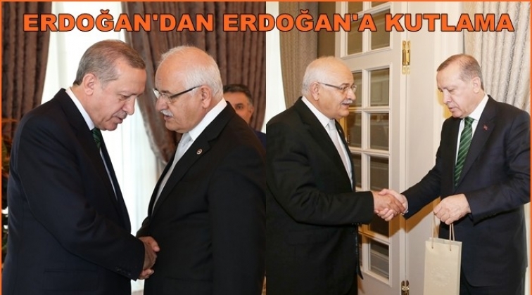 Cumhurbaşkanı Erdoğan’dan, Erdoğan'a kutlama