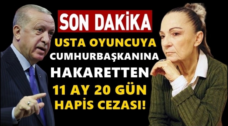 'Cumhurbaşkanı'na hakaretten' hapis cezası...