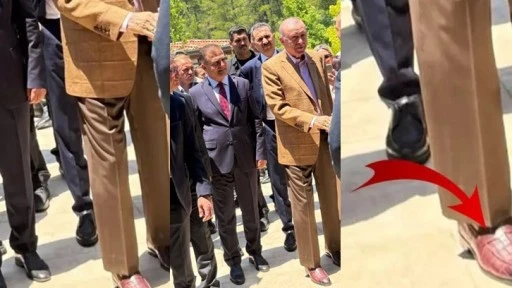 Cumhurbaşkanlığı'ndan Erdoğan'ın ayakkabısına açıklama