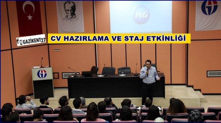 Cv Hazırlama ve Staj etkinliği