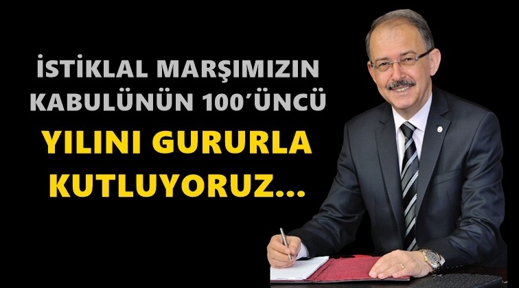 Dağlı: 100&rsquo;&uuml;nc&uuml; yılını gururla kutluyoruz