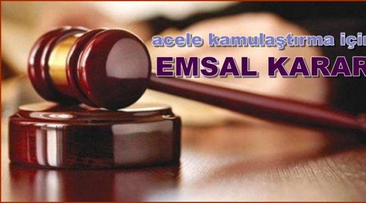 Danıştay’dan emsallik karar