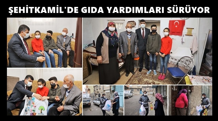 Dar gelirli ailelere gıda yardımı s&uuml;r&uuml;yor