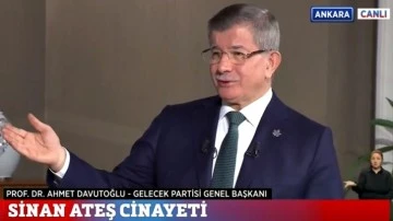 Davutoğlu: Bugün Ankara’ya eşkıya inmiştir!