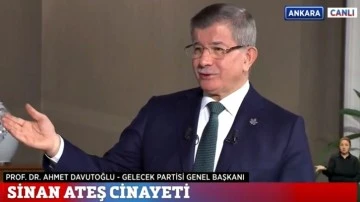 Davutoğlu: Bug&uuml;n Ankara&rsquo;ya eşkıya inmiştir!