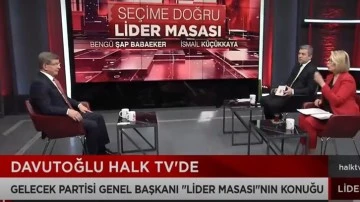 Davutoğlu: Masadaki &ccedil;ay bardaklarını bir Paşa toplamaz!