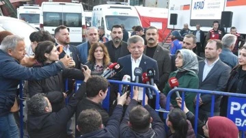 Davutoğlu Rize programını iptal ederek Bartın&rsquo;a ge&ccedil;ti