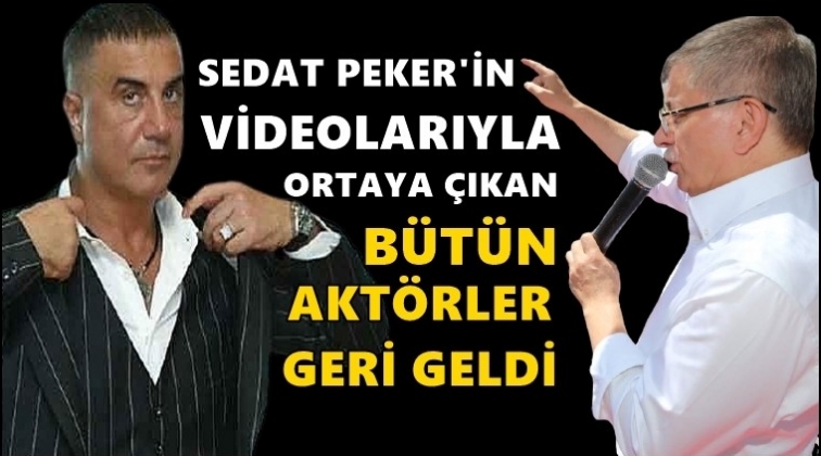 Davutoğlu'ndan çarpıcı Sedat Peker açıklaması...