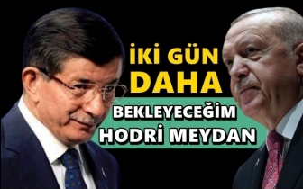 Davutoğlu'ndan, Erdoğan'a iki g&uuml;n s&uuml;re!