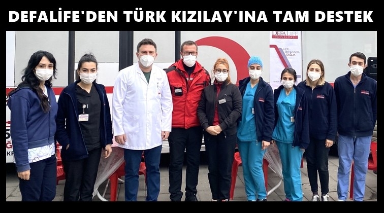 Defalife&rsquo;den T&uuml;rk Kızılay&rsquo;ına tam destek