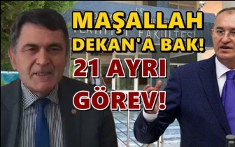 Dekan'a bak! Tam 21 ayrı g&ouml;rev &uuml;stlenmiş!