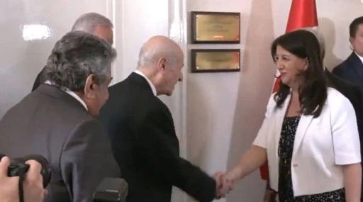 DEM Parti heyeti Devlet Bahçeli'yi ziyaret etti!
