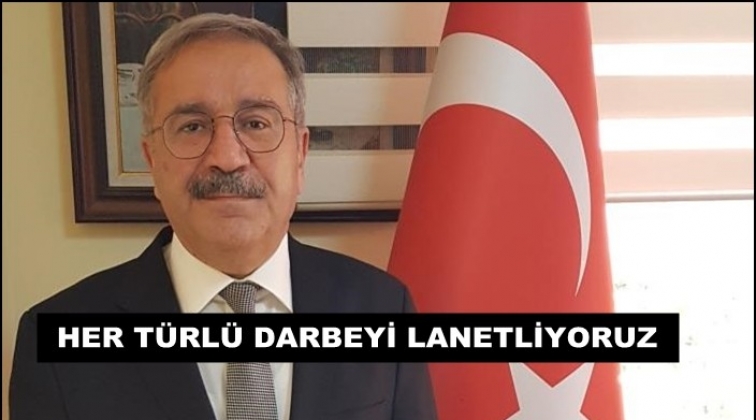 Demir: Her t&uuml;rl&uuml; darbeyi lanetliyoruz