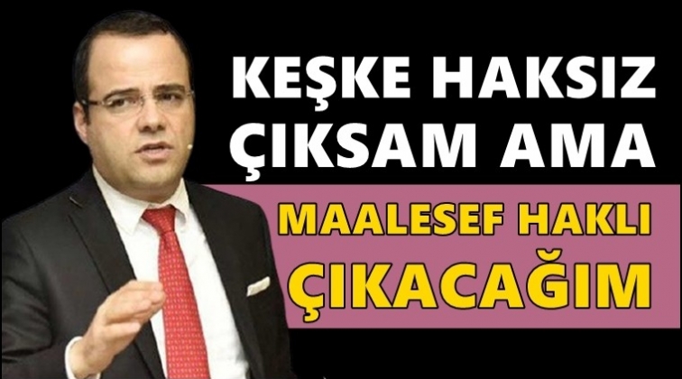 Demirtaş: İkinci tahminim de 2-3 ay sonra ger&ccedil;ek olur!