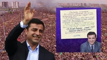 Demirtaş: Kim kimi kapatacakmış, AKP'ye de AYM'ye de g&ouml;sterelim