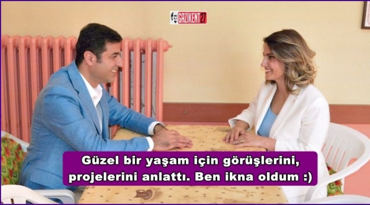 Demirtaş projelerini cezaevinde eşine anlattı