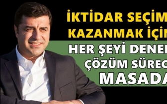 Demirtaş: Yeni &ccedil;&ouml;z&uuml;m s&uuml;reci masada!