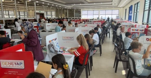 DENEYAP At&ouml;lyeleri uygulama sınavına 840 &ouml;ğrenci girdi 