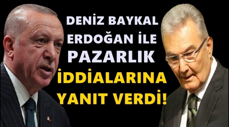 Deniz Baykal, su&ccedil;lamalara yanıt verdi...
