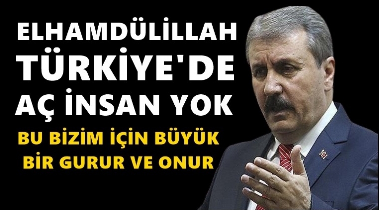 Destici: T&uuml;rkiye&rsquo;de a&ccedil; insanımız yok