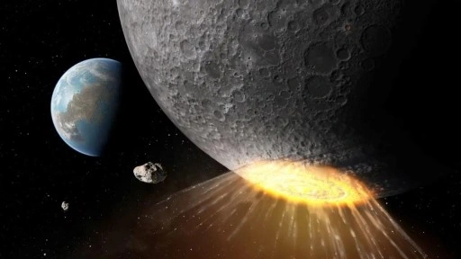Dev asteroidin Ay'a çarpma ihtimali giderek artıyor