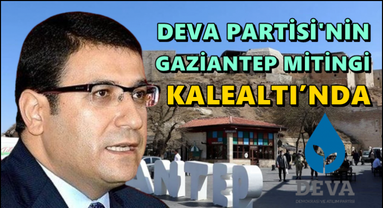 Deva Partisi Gaziantep mitingi kalealtında...