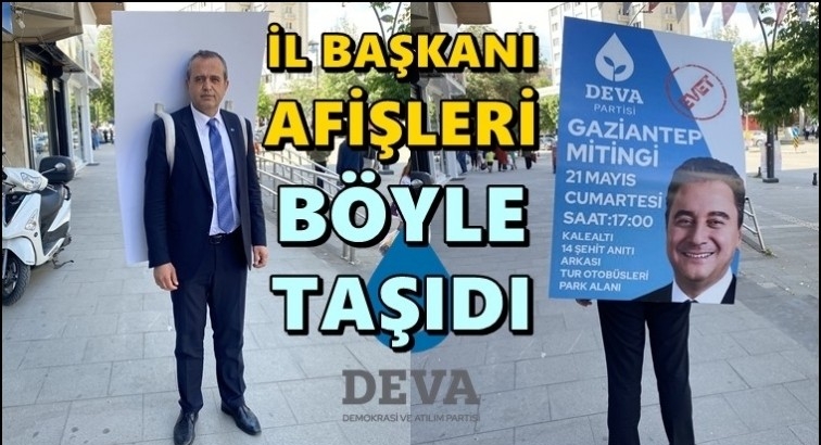 DEVA Partisi'ne &ouml;nce miting sonra afiş engeli!