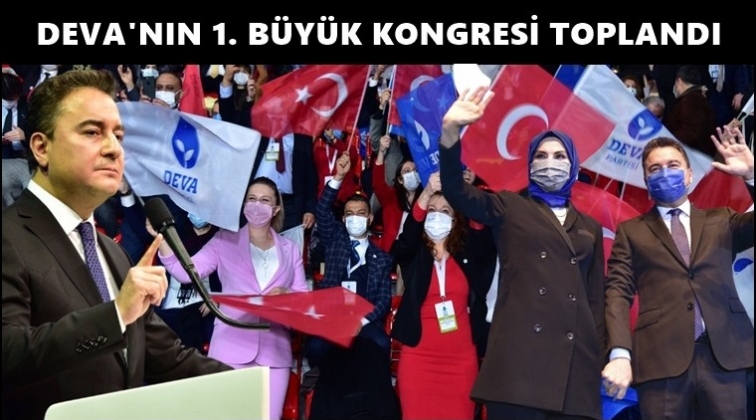 Deva Partisi'nin b&uuml;y&uuml;k kongresi yapıldı...