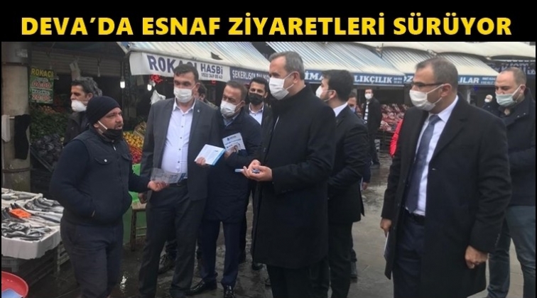 DEVA&rsquo;da esnaf ziyaretleri s&uuml;r&uuml;yor