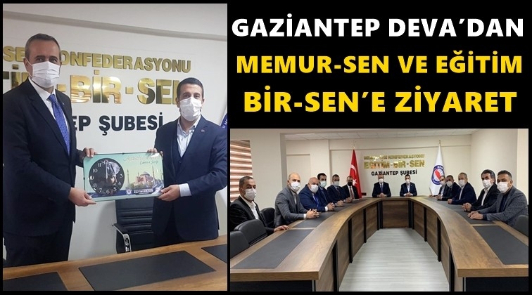 DEVA&rsquo;dan Eğitim-Bir-Sen&rsquo;e ziyaret